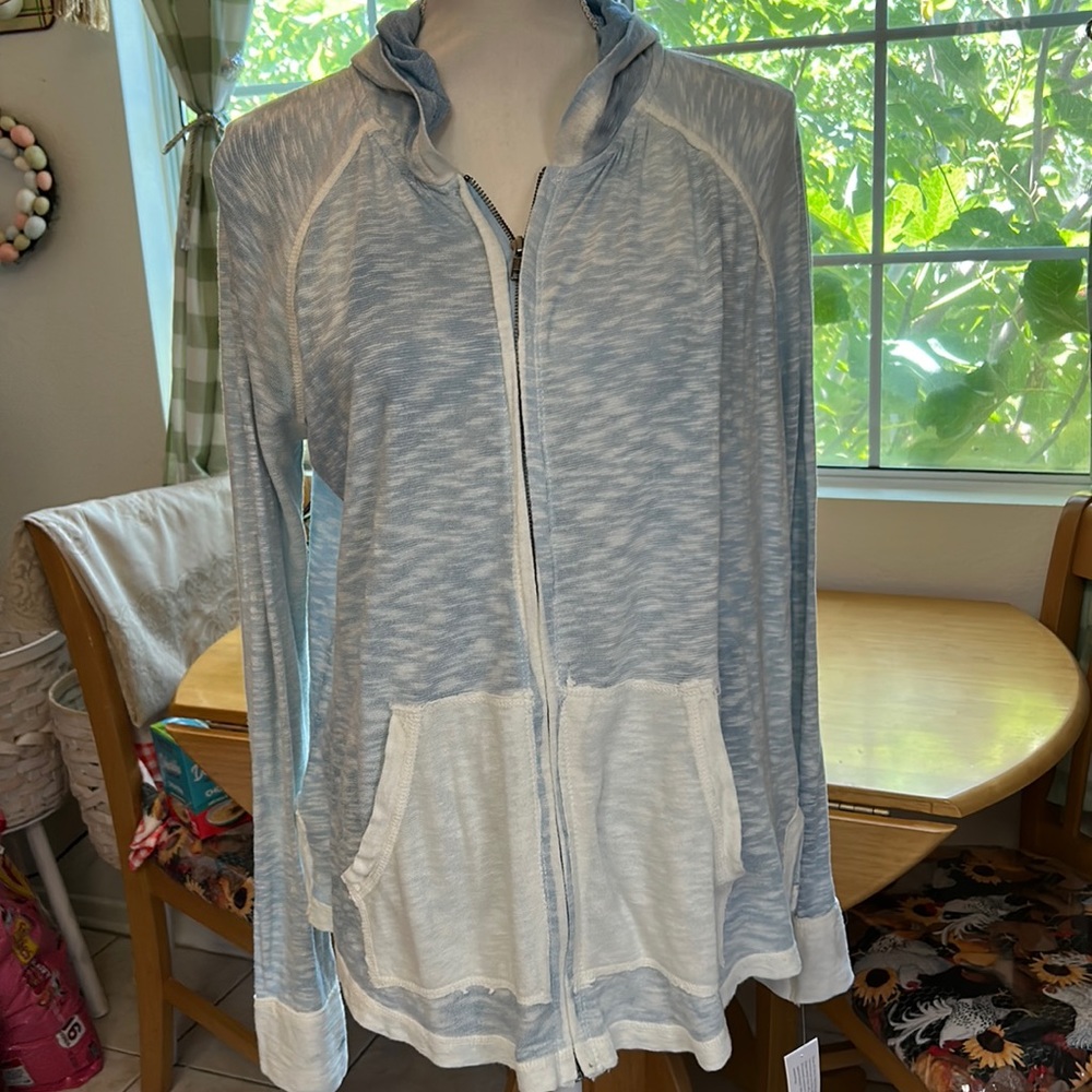 Style & Co. Women’s Tye Died Zip-up Hoodie Jacket Medium  NWT